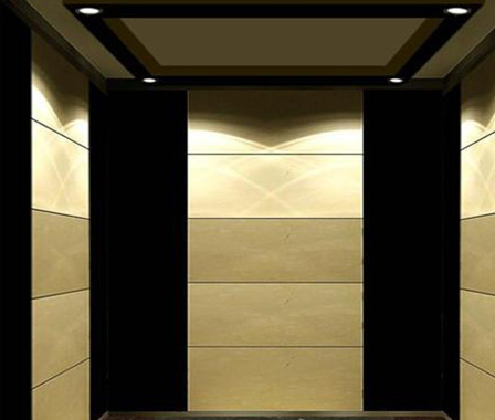 Elevator brushed stainless steel